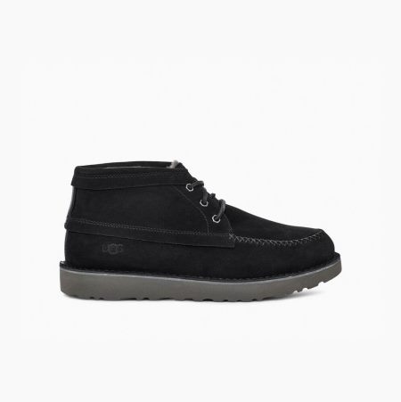 UGG Campout Chukka Black Boots for Men (RUEX65247)